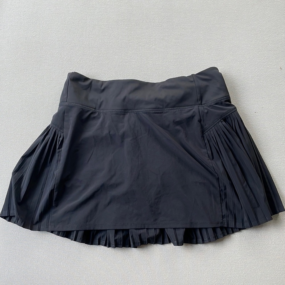 athleta black tennis skirt